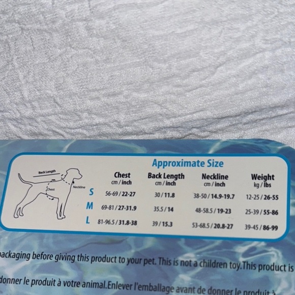 🆕‼️ - NWT - All For Paws Blue Dog Life Vest - Size M 🐶 - Picture 7 of 7